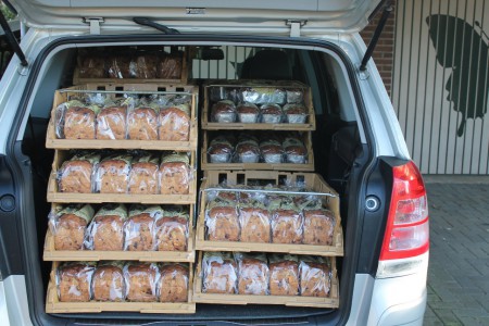 Zoals u ziet, de suikerbrood en krentenbrood actie was een groot succes
