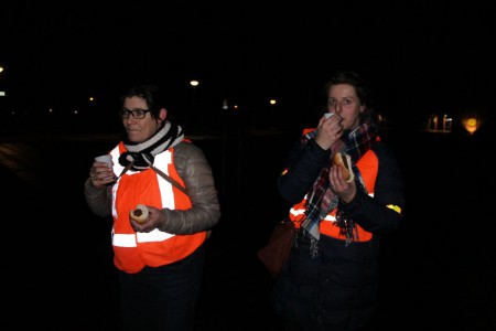 genieten van eten en drinken.