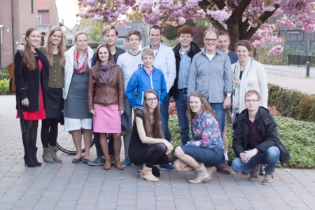 Na het opruimen nog even met bijna de hele groep op de foto. 